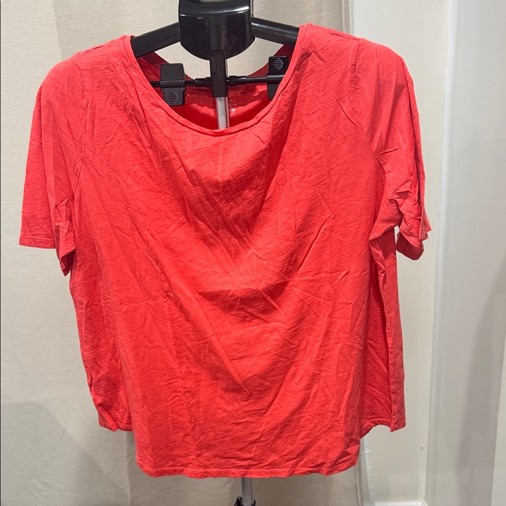 Casual Red Women's Top
